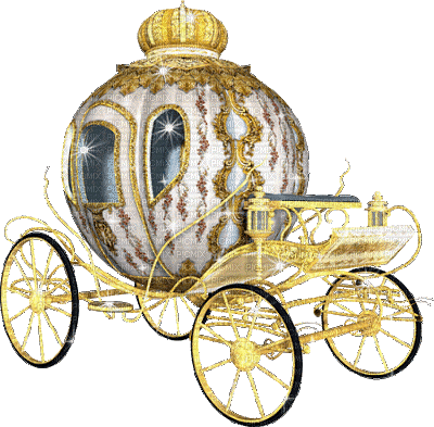 a golden royal carriage